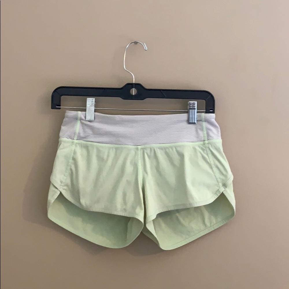 Lime Green Lululemon Shorts